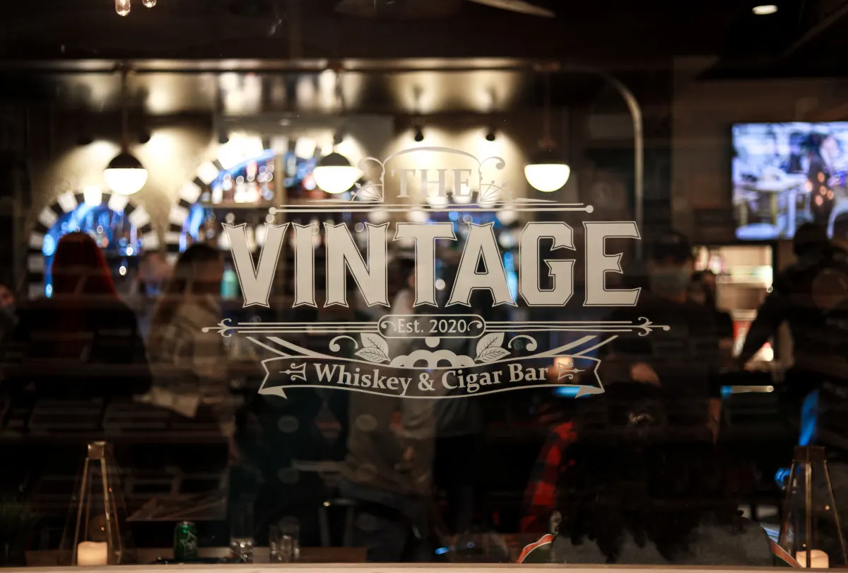 Guests in The Vintage lounge